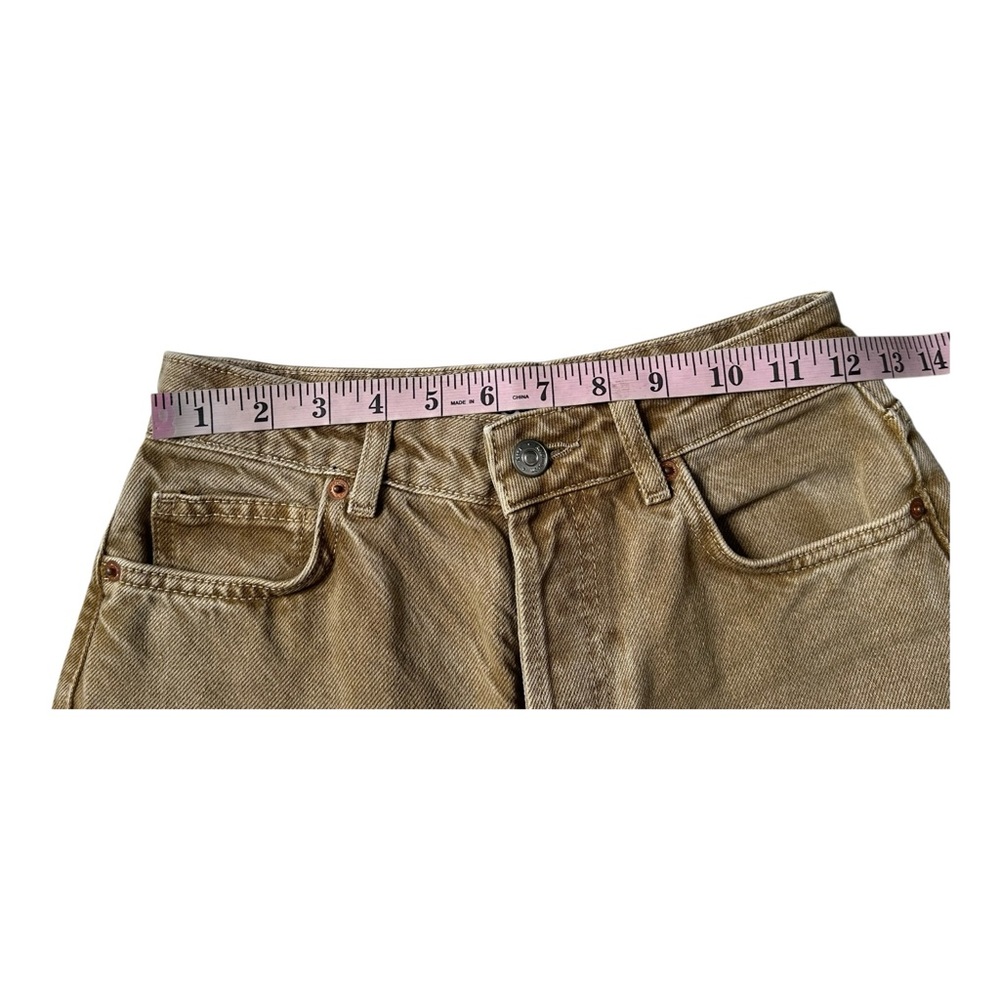 Reformation Jeans Cynthia High Rise Long Denim Almond Beige 24" x 28" inseam‎ - Picture 10 of 14